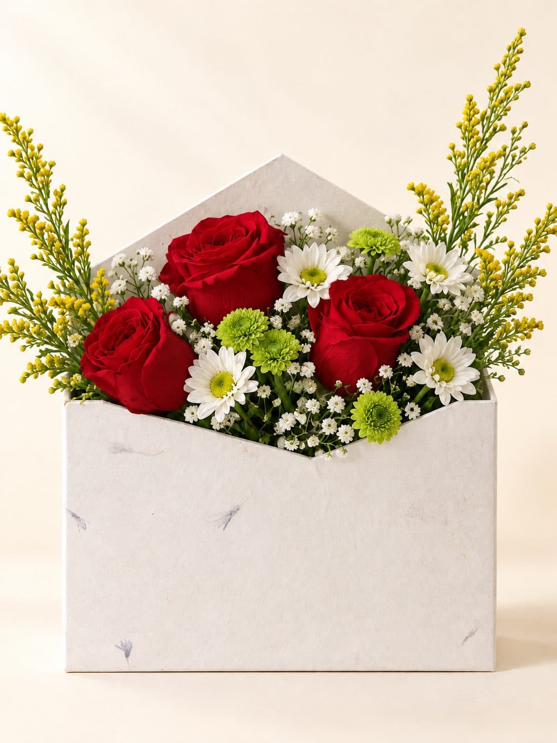Bloom Letter with red roses